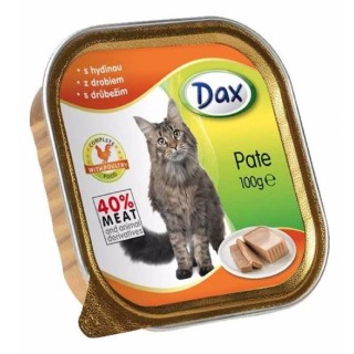 Dax 100g vanička s kuřecím Pate cat AKCE